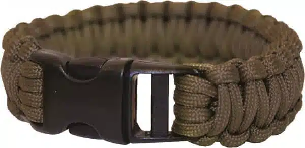 paracord armband olijfgroen