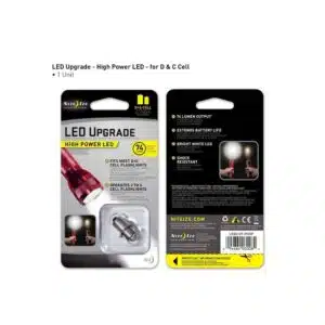 maglite led upgrade voor 2 tot 6 d en c batterijen 74lm