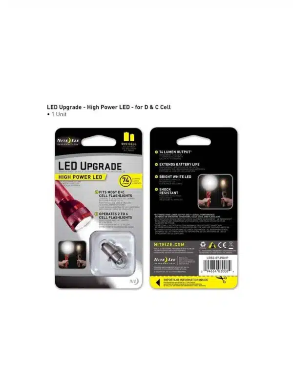 maglite led upgrade voor 2 tot 6 d en c batterijen 74lm maglite led upgrade voor 2 tot 6 d en c batterijen 74lm