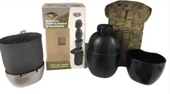 cooking en waterbottle set bushcraft