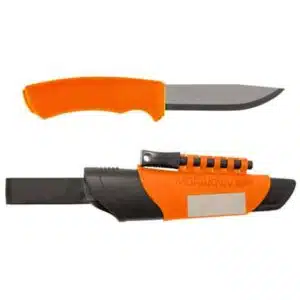 Morakniv BushCraft Survival Oranje met Vuurstarter en Diamantslijper