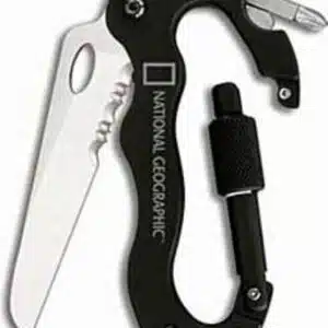 Kershaw National Geographic Karabiner Mes - Afbeelding 1