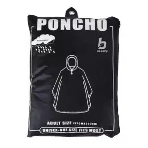 bo camp poncho zwart