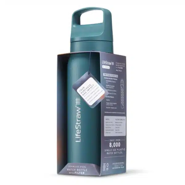 lifestraw go 2.0 zeegroen staal 700ml lifestraw go 2.0 zeegroen staal 700ml