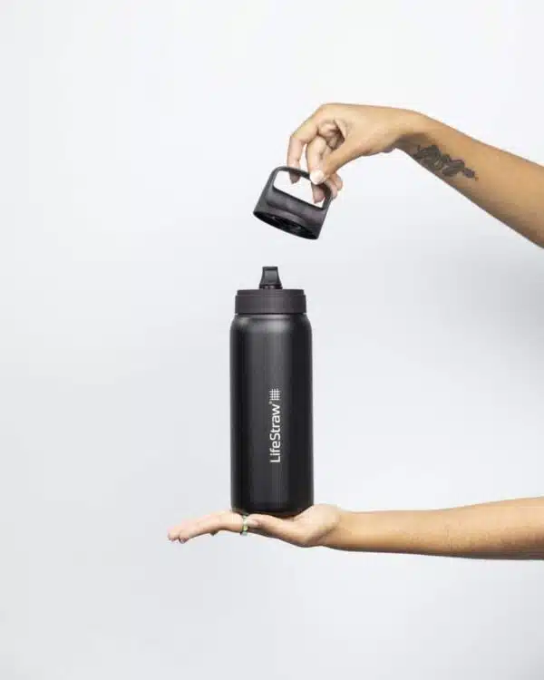 lifestraw go 2.0 staal zwart 1 lt