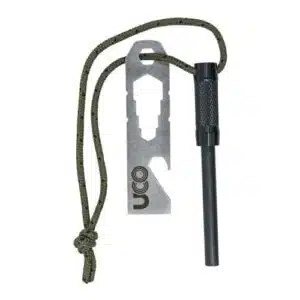 uco survival fire starter zwart