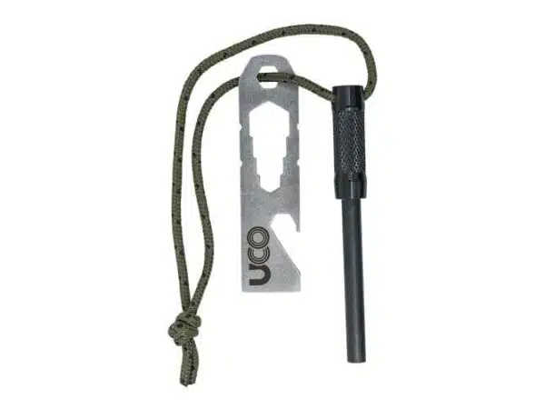 uco survival fire starter zwart