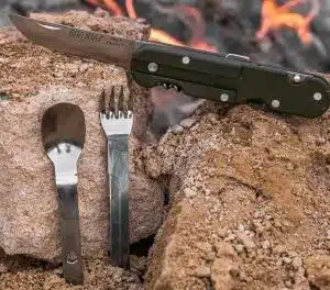 campingbestek zwart