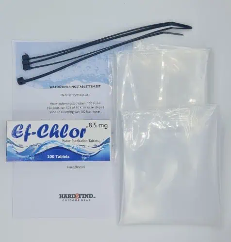 ef-chlor waterzuiveringstabletten set